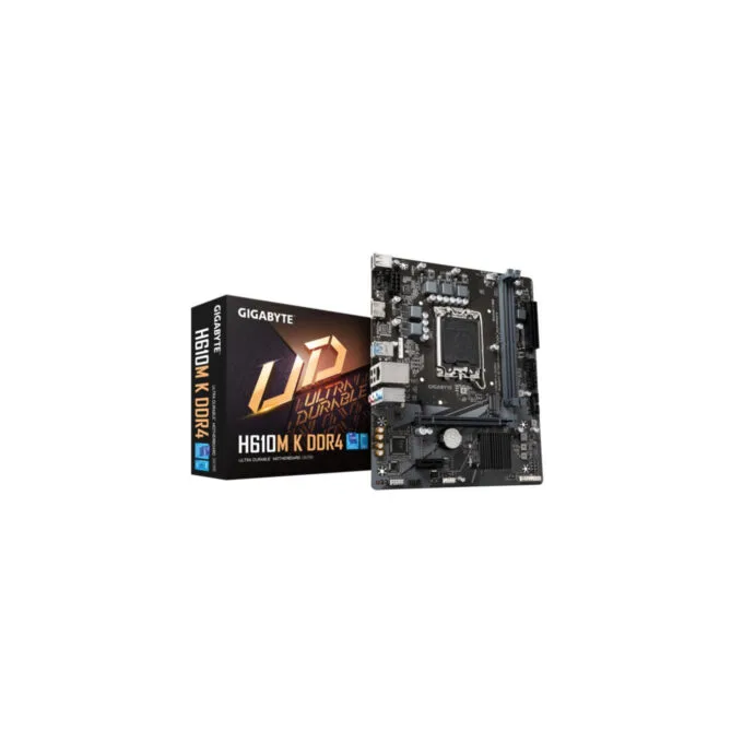 Gigabyte GA-H610M K DDR4 - LGA1700 Micro-ATX Motherboard, Intel H610, DDR4 up to 64GB, HDMI 2.1 — image 1