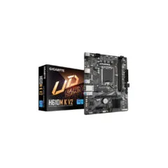 GIGABYTE GA-H610M K V2 - LGA1700 Micro-ATX Motherboard, DDR5, 2 DIMM, 128GB Max