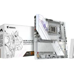 Gigabyte GA-X870 A Tachyon ICE - AM5 E-ATX Motherboard - DDR5 128GB, PCIe 4.0, Dual 2.5/5GbE, RGB