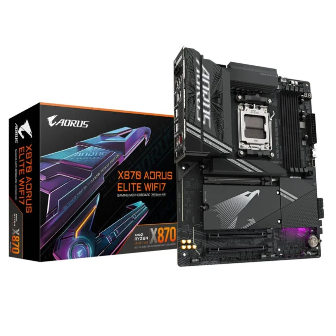 Gigabyte GA-X870 AORUS Elite WiFi7 AM5 ATX MB DDR5 256GB PCIe5 WiFi7 — image 1