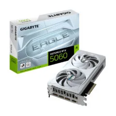 GIGABYTE GeForce RTX 5060 EAGLE OC ICE - 8GB, 2550 MHz Boost, PCIe 5.0, HDMI 2.1b