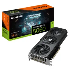 Gigabyte GeForce RTX 5060 Gaming OC - Black, 8GB GDDR7, 2595 MHz, PCIe 5.0
