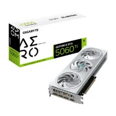 GIGABYTE GeForce RTX 5060 Ti Aero OC - White, 8GB GDDR7, 2647 MHz, PCIe 5.0