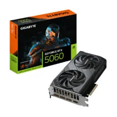 GIGABYTE GeForce RTX 5060 Windforce OC - Black, 8GB GDDR7, 2512 MHz, PCIe 5.0