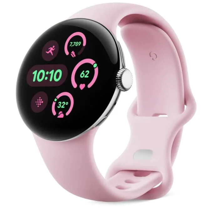 Google Pixel Watch - Pixel Watch 3 - 41mm, Active Band, Rose Quartz, Small — image 2