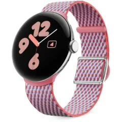 Google Pixel Watch - Pixel Watch 3 - 41mm - Woven Band - Peony
