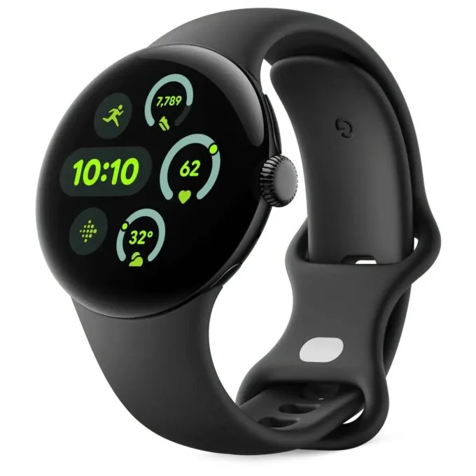 Google Pixel Watch - Pixel Watch 3 - Band Active 45mm Obsidian — image 1