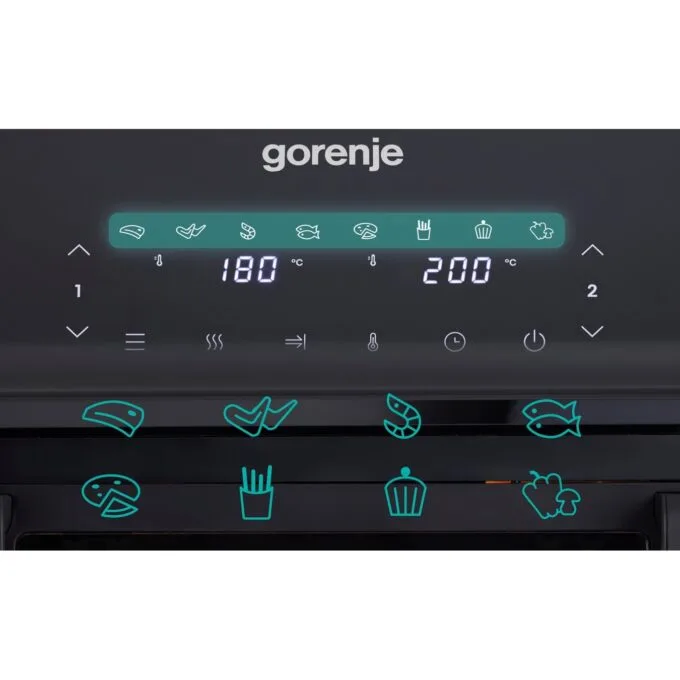 Gorenje Kitchen Air Fryer - AF2700BP - 2700W, 9L, 8 Programs, 2x Independent Cavities — image 5