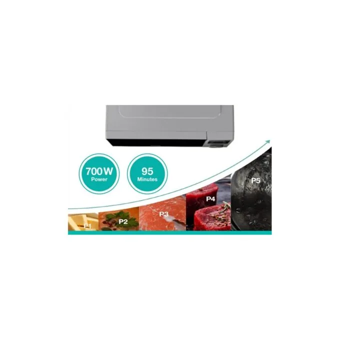 Gorenje Kitchen Microwave Oven - MO20A3T4 - 700W 20L 8 Programs Digital Screen Titanium — image 10
