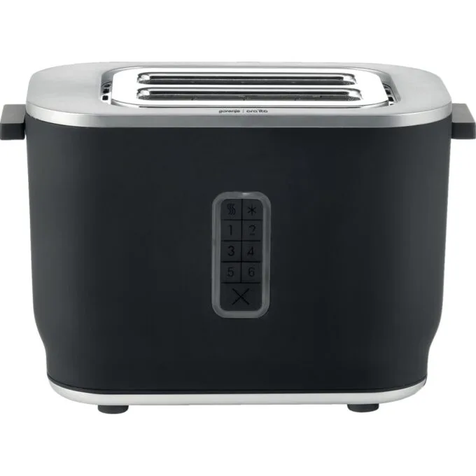 Gorenje Kitchen Toaster - T800ORAB - 800W, 2 Slots, 6 Heating Levels, Black — image 1