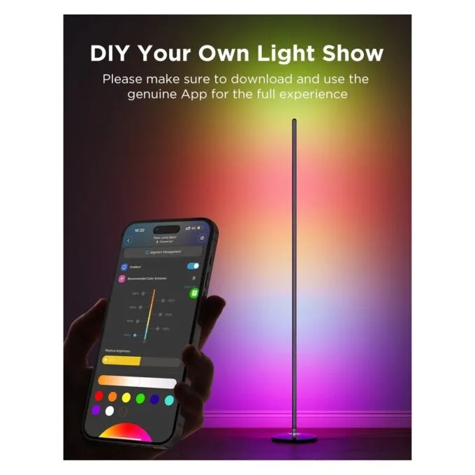 Govee Floor Lamp Lite Smart RGBICW Corner Lamp - Floor Lamp, Matter — image 4
