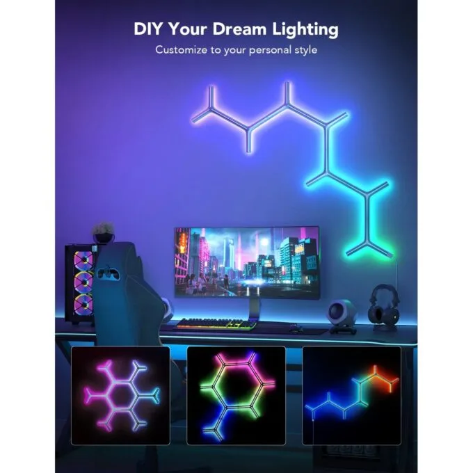 Govee Gaming Light Panel - H6065 - Y Shape — image 5