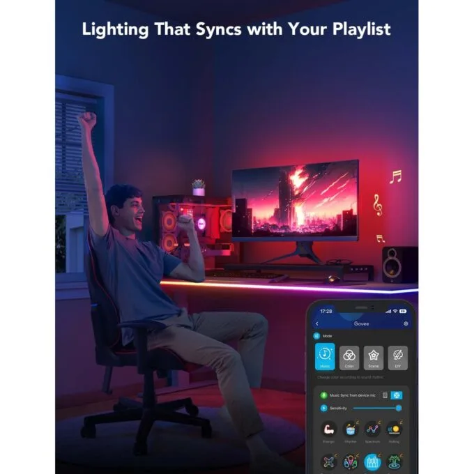 Govee Gaming Neon Table Light - H61C3 - 3m — image 7