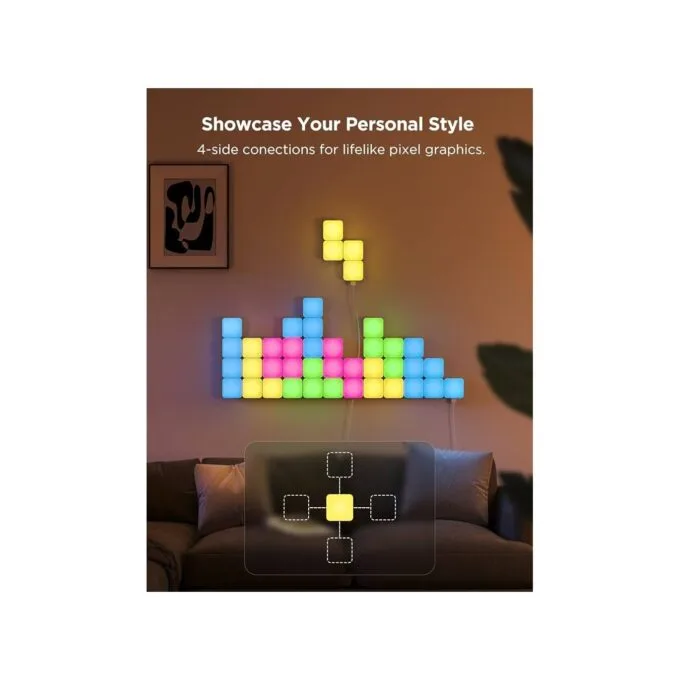 Govee Gaming Smart Mini Panel Lights - 10pcs — image 5