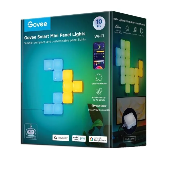 Govee Gaming Smart Mini Panel Lights - 10pcs — image 1