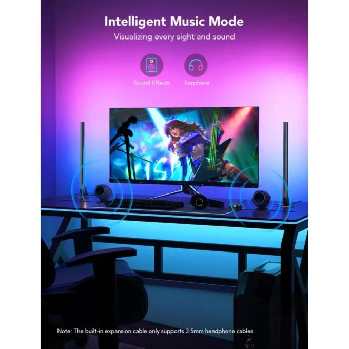 Govee Gaming Smart RGBIC Light Bars - H6047 - Gaming Smart RGBIC Light Bars — image 6