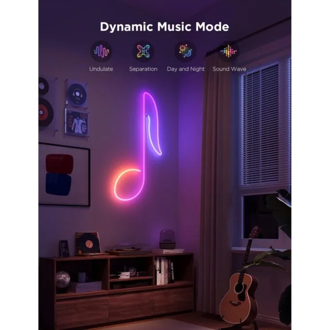 Govee Gaming Wall Neon Rope Light - H61D3 - Govee Gaming Wall Neon Rope Light 2 3m — image 2