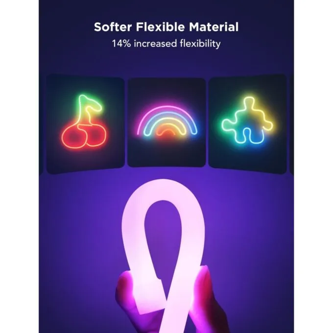 Govee Gaming Wall Neon Rope Light - H61D3 - Govee Gaming Wall Neon Rope Light 2 3m — image 5