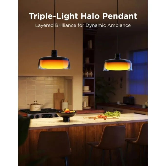 Govee Lamp Ceiling Smart LED Pendant Light - H60C13F1 - RGBICWW + RGBICWW — image 4