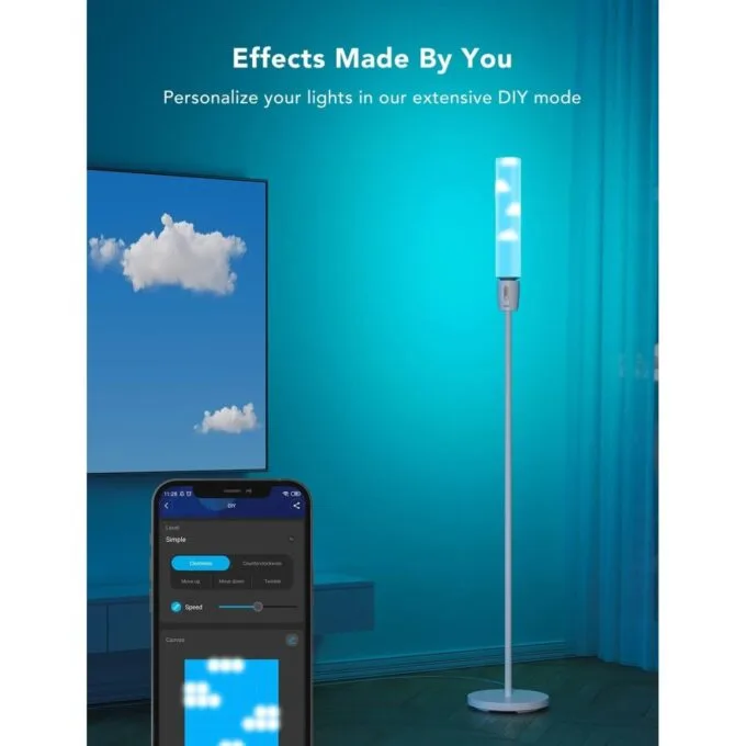 Govee Lamp Floor Smart RGBICWW - H6078 - Cylinder Floor Lamp — image 6
