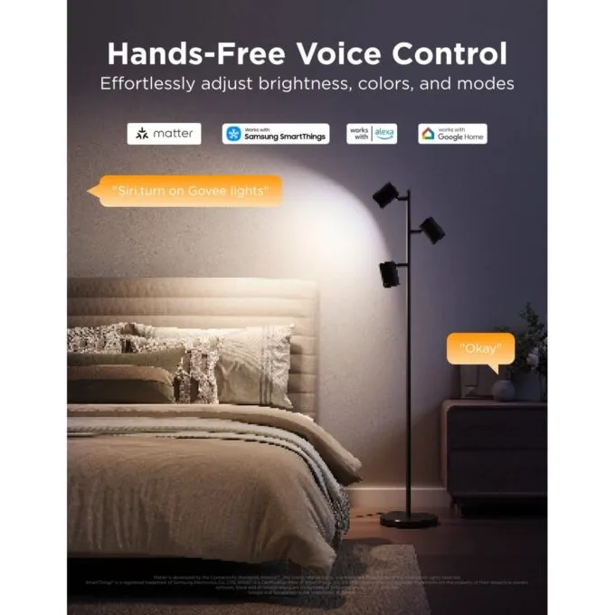 Govee Lamp Floor Smart RGBICWW (Tree Floor Lamp) - RGBICWW Tree Floor Lamp — image 6