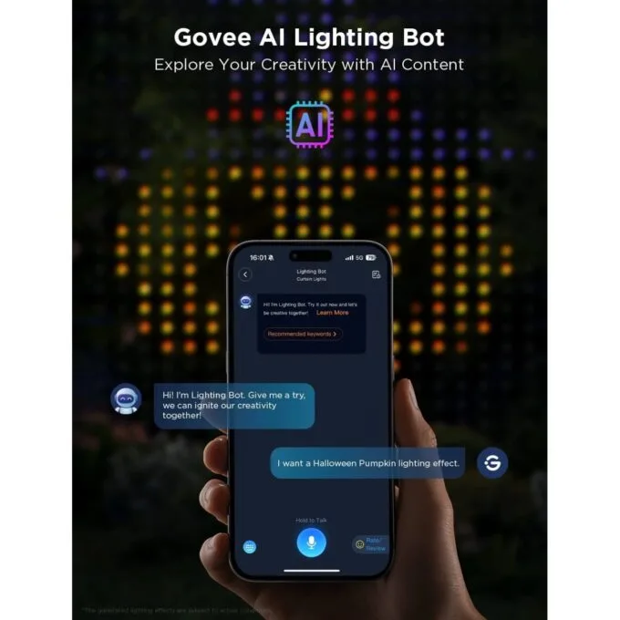 Govee LED Curtain Lights - H70B3 - 2 WiFi & BT RGBIC 1.5x2.0m IP65 — image 3
