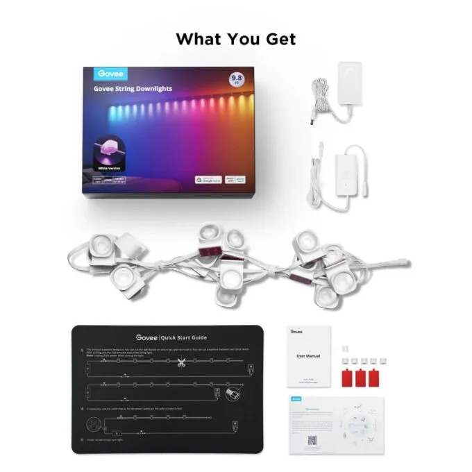 Govee LED Light String Downlights - RGBIC 3m — image 7