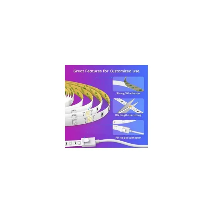 Govee LED Light Strip - H6110 - RGB Smart WiFi & BT 10m — image 2