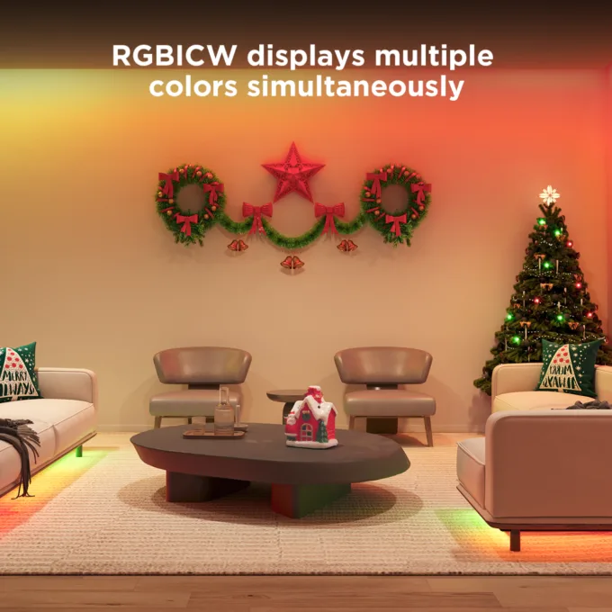 Govee LED Light Strip - H612C - RGBIC Smart WiFi & BT w Protective Coating 10m — image 4