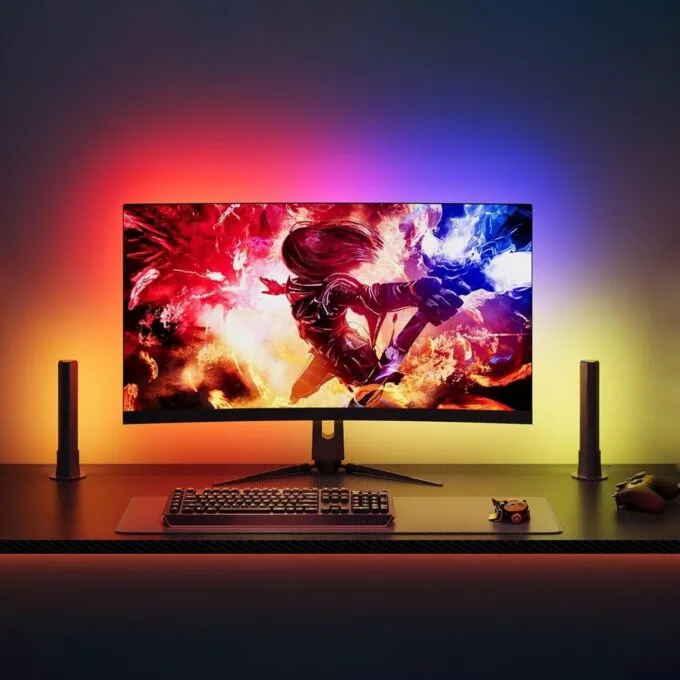 Govee Monitor Back Light Strip & 2x Light Bars Gaming Set - H6608 - Monitor Back Light Strip & 2x Light Bars Gaming Set — image 6