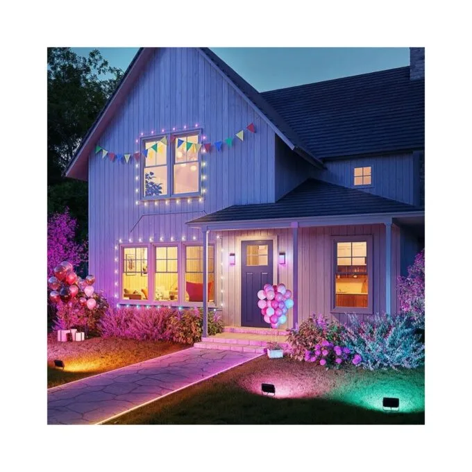Govee Outdoor Flood Lights Smart LED RGBICWW - H8057 - 4pack — image 2