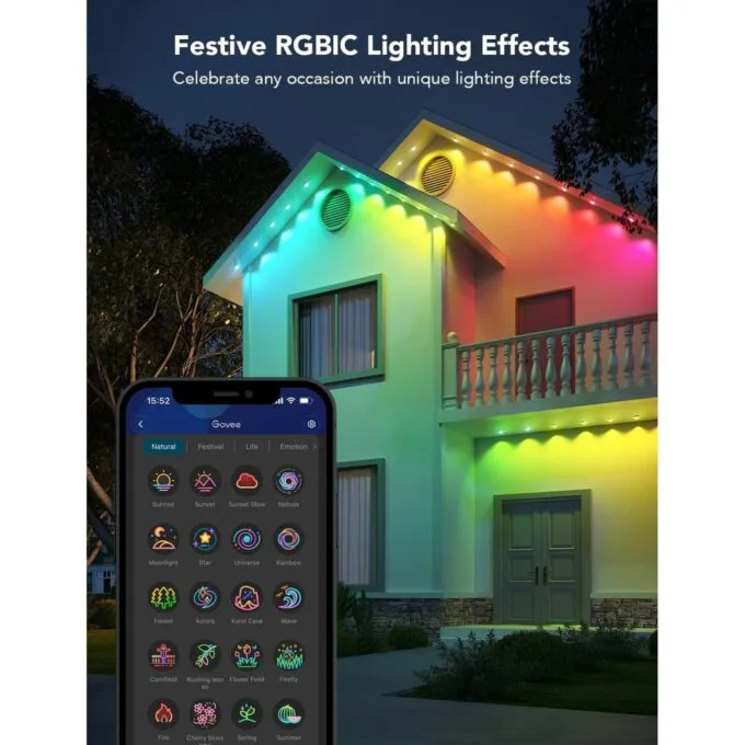 Govee Outdoor Permanent Lights - H705A - 30m — image 4