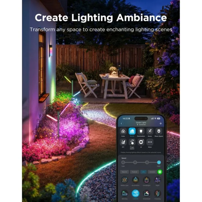 Govee Outdoor Smart Garden Light - H7086341 - RGBICWW — image 8