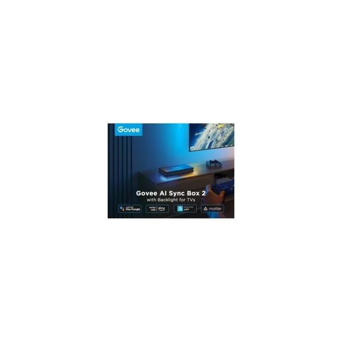 Govee TV AI Sync Box with Strip Light - 75-85' Max 8K 240HZ — image 2