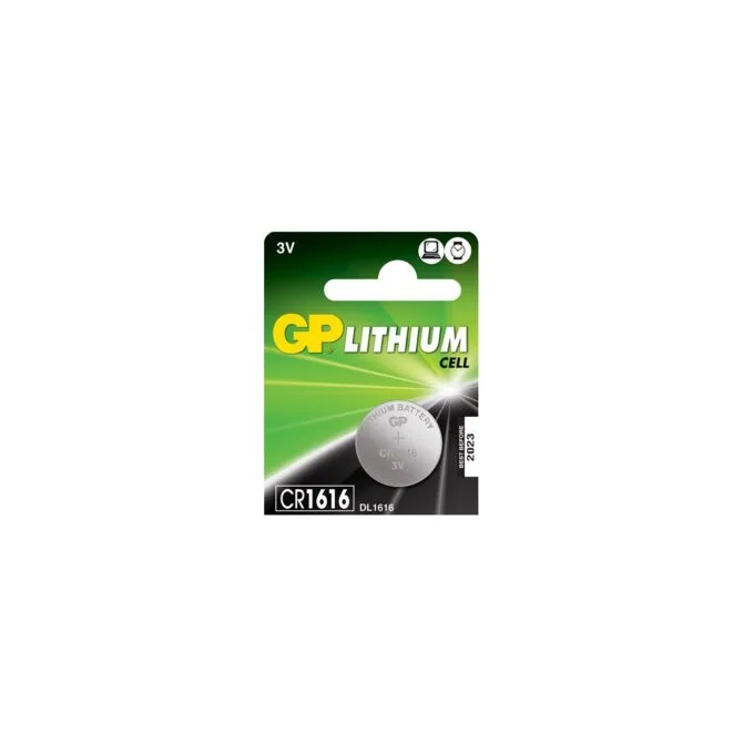 GP Lithium Button Cell - 656.776UK - CR1616 5-pack — image 1