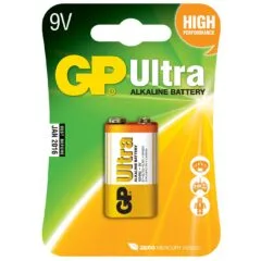 GP Ultra Alkaline Battery - 656.020UK - PP3 9V