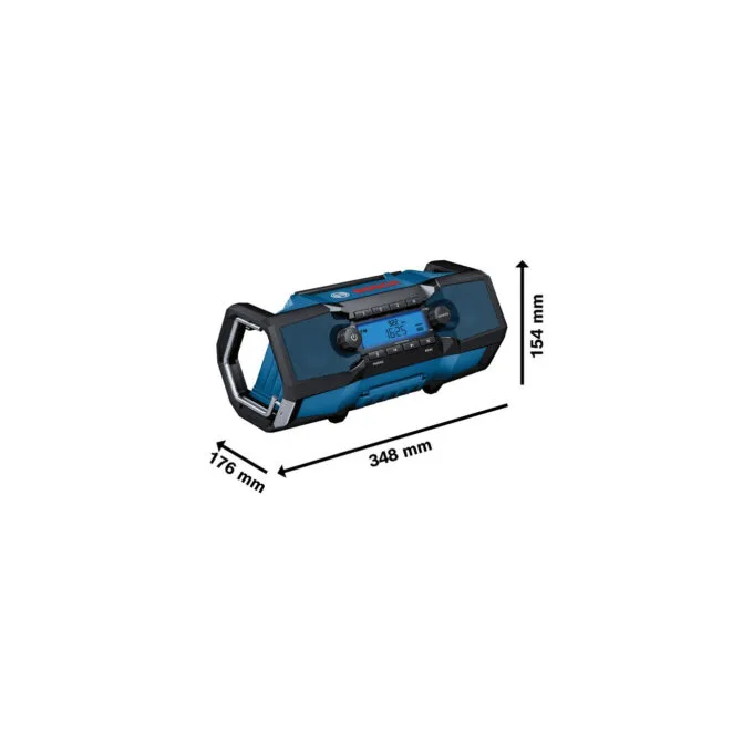 GPB 18V-2 C, construction site radio — image 3