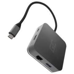 Green Cell AK61 USB-C Hub 6-Port 3xUSB 3.0 HDMI Gigabit Ethernet