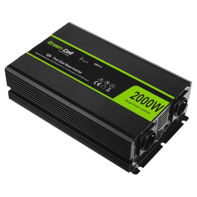 Green Cell KFZ Spannungswandler Power Inverter 12V to 230V 2000 4000W — image 2