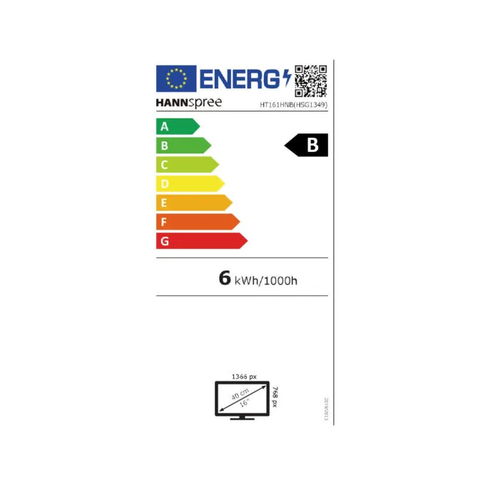 Hannspree 39.6cm (15.6') HT161HNB 16:9 M-Touch HDMI black — image 14
