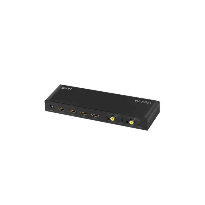 HD0049 HDMI SWITCH 4x 2-PORT MATRIX 4K 60Hz HDR,ARC,AUDIO EXTRACT,SCALER,RC LOGILINK — image 2