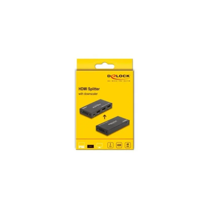 HDMI splitter - 1 x HDMI in to 2 x HDMI out 4K 60 Hz — image 4