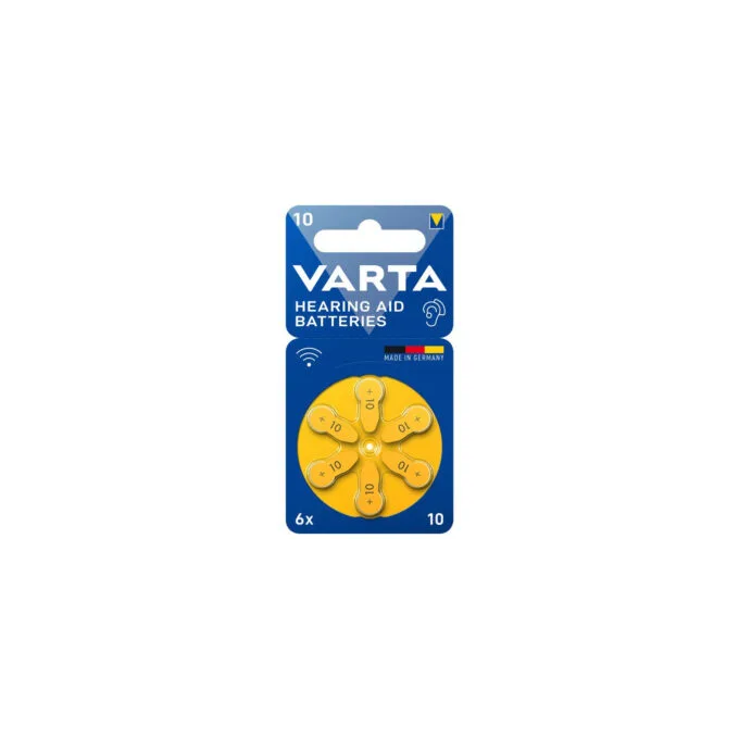 Hearing aid battery Hearing Aid Zinc Air 10, PR10 — image 1