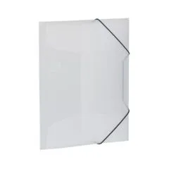 HERMA Sammelmappe A3 - 19512 - White polypropylene folder, 3 pockets, elastic band