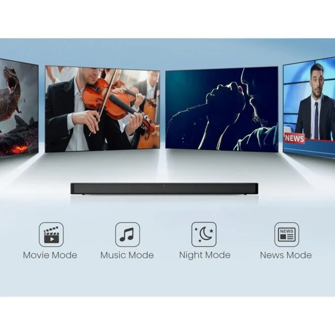 Hisense Soundbar - HS205G - Dolby-DTS Virtual X Soundbar 120W BT-USB-HDMI — image 3