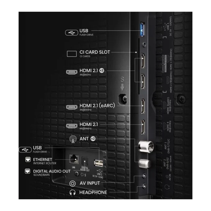 Hisense TV - 100E7Q PRO - 100'' 4K Smart QLED 120hz TV — image 4