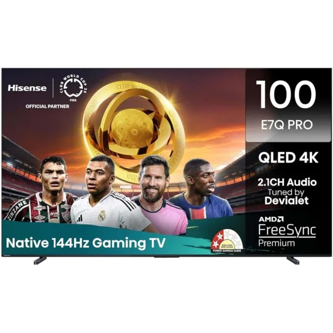 Hisense TV - 100E7Q PRO - 100'' 4K Smart QLED 120hz TV — image 1