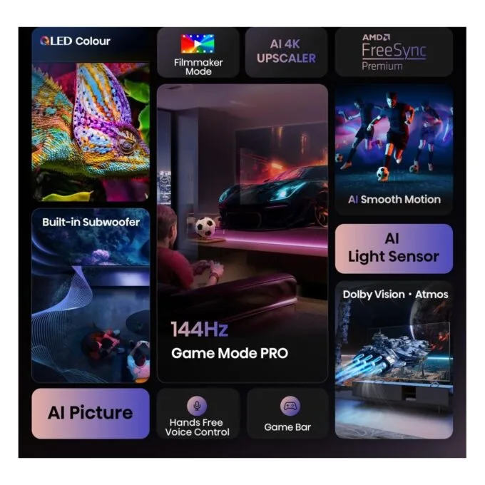 Hisense TV - 100E7Q PRO - 100'' 4K Smart QLED 120hz TV — image 9