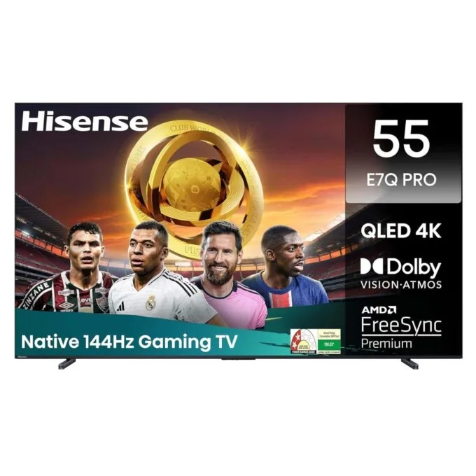 Hisense TV - 55E7Q PRO - 55'' 4K Smart QLED TV 144 Hz — image 1