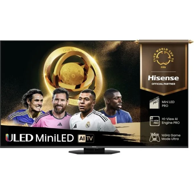 Hisense TV - 55U8Q - 55'' 4K Smart QLED MINI LED 144Hz TV — image 1